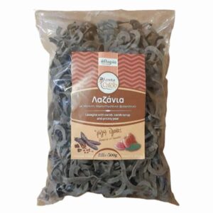 Λαζάνια χαρουπιού και φραγκόσυκου, "Creta Carob", 500gr
