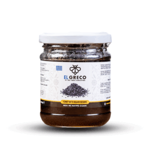 Μέλι με Μαύρο Σισάμι 250gr - El Greco