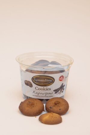 Cookies Χαρουπιού με σταγόνες σοκολάτα υγείας, "Σωπασουδάκης", 150gr